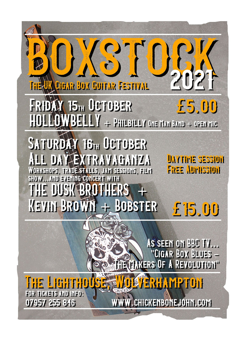 BOXSTOCK, THE UK CIGAR BOX GUITAR FESTIVAL - A BRIEF HISTORY