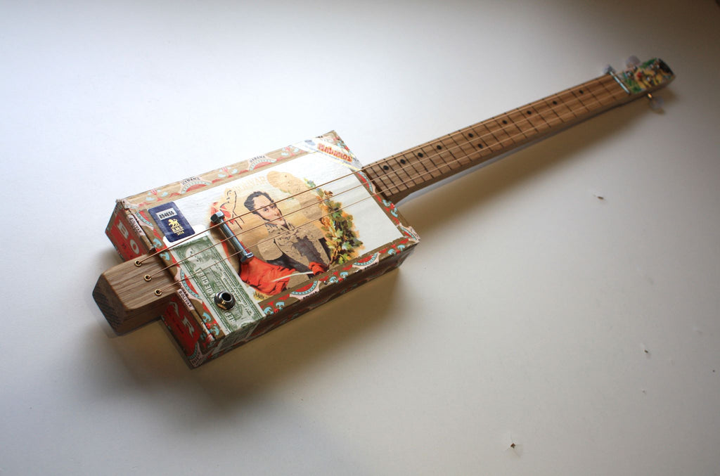 Bolivar Fretless - 3 String Cigar Box Guitar