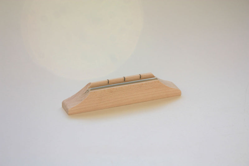 Bridge - Maple Fretwire/ String Spacer for 3 string.
