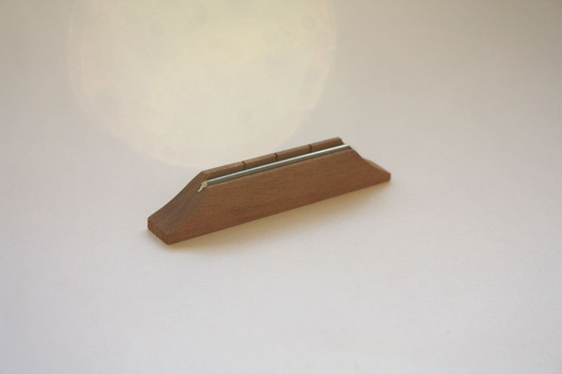 Bridge - Sapele Fretwire/ String Spacer for 3 string.