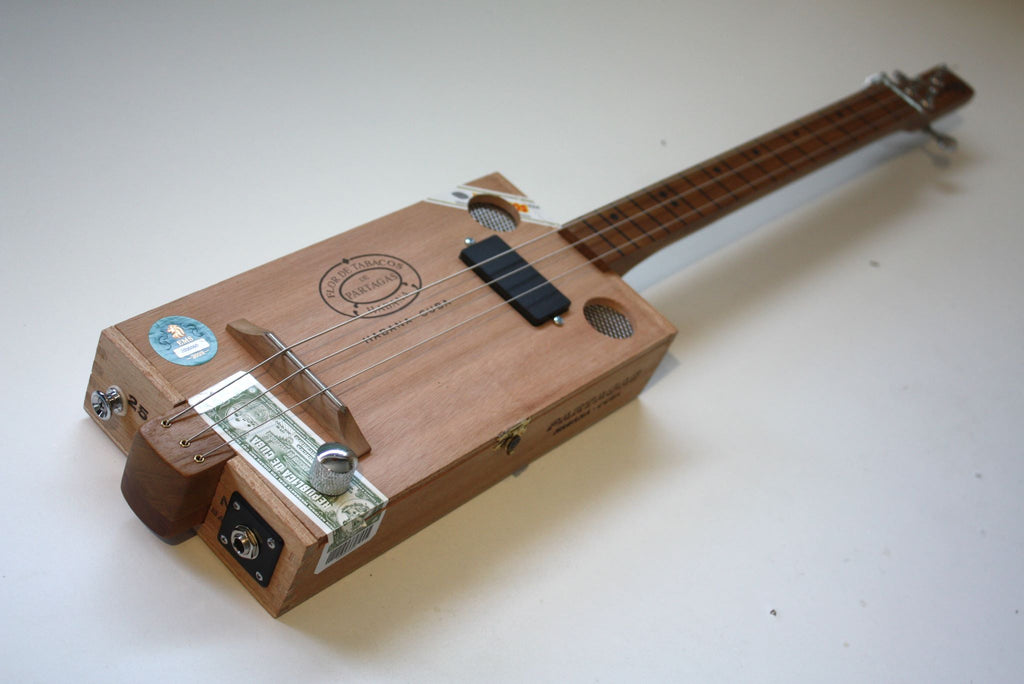 Partagas - Fretless - 3 String Cigar Box Guitar