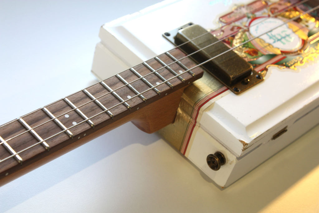 Garcia - Bronze humbucker - 3 String Cigar Box Guitar