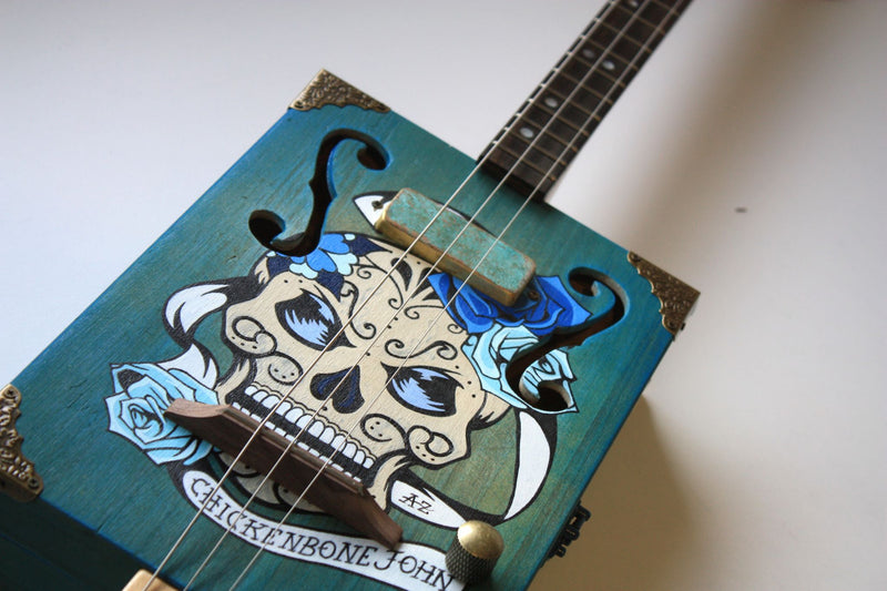 Skulls 'n ' Roses - Blue - 3 String CBG