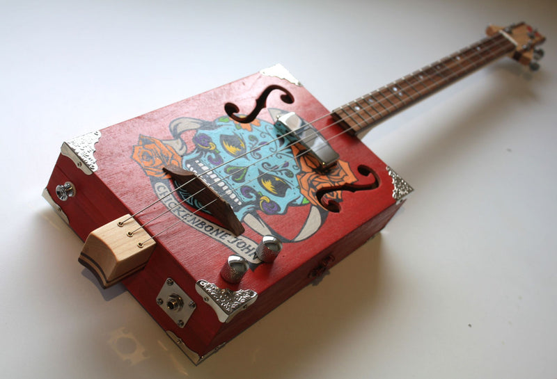 Skulls 'n ' Roses - Red - 3 String CBG