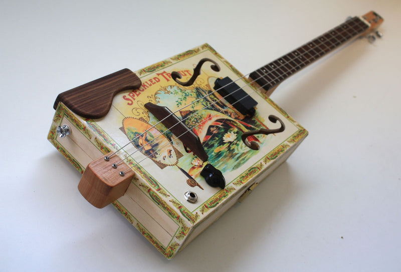 Speckled Trout - Compact - 3 String Cigar Box Guitar