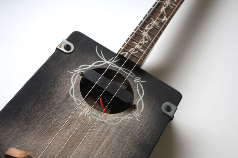 Workshop Series - Black - 3 String Cigar Box Guitar