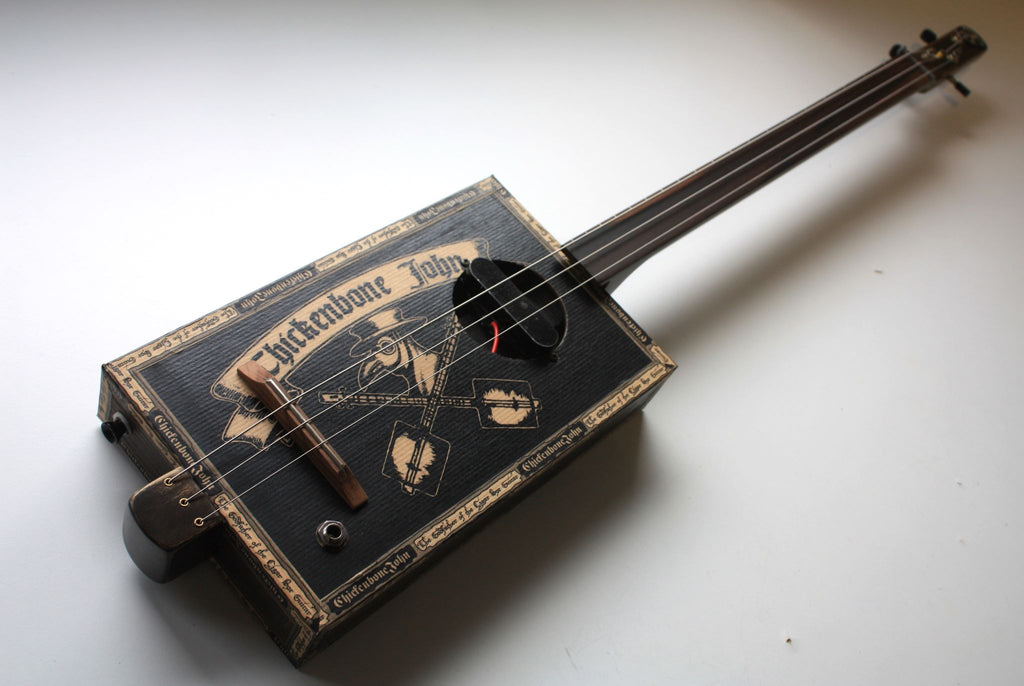 Workshop Series - Fretless - Plague Doctor 3 String Cigar Box Guitar