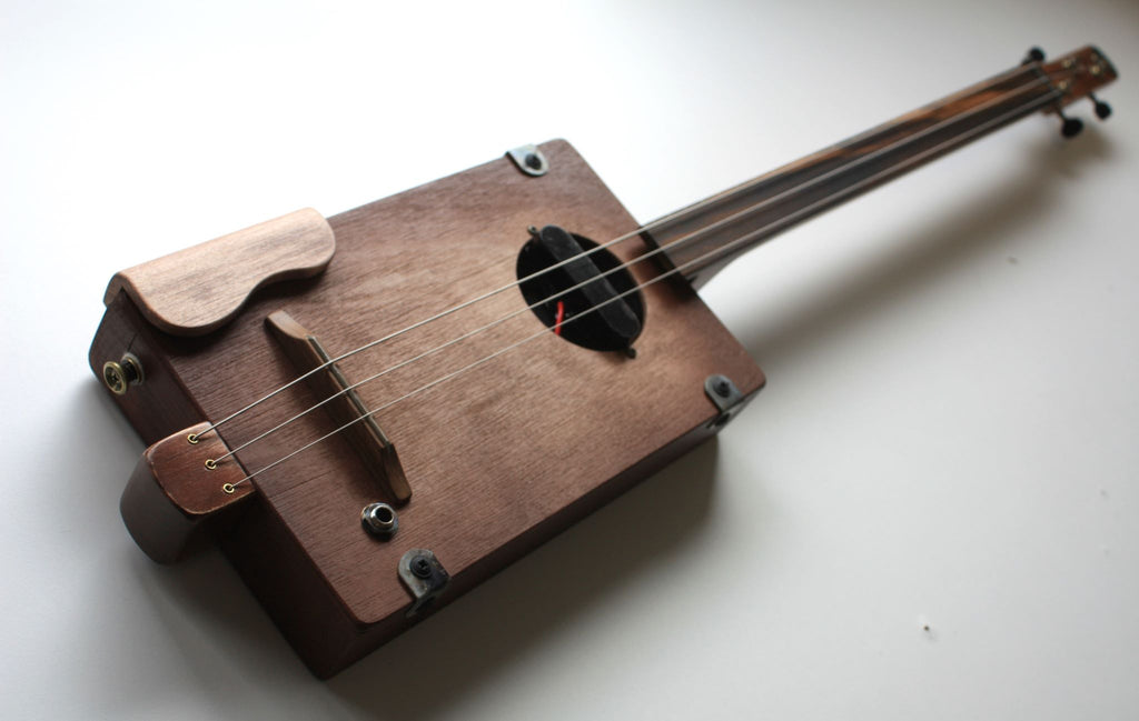 Workshop Series - Fretless - Russet - 3 String Cigar Box Guitar