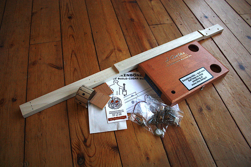 Easy Build "Cortes" Cigar Box Guitar Kit