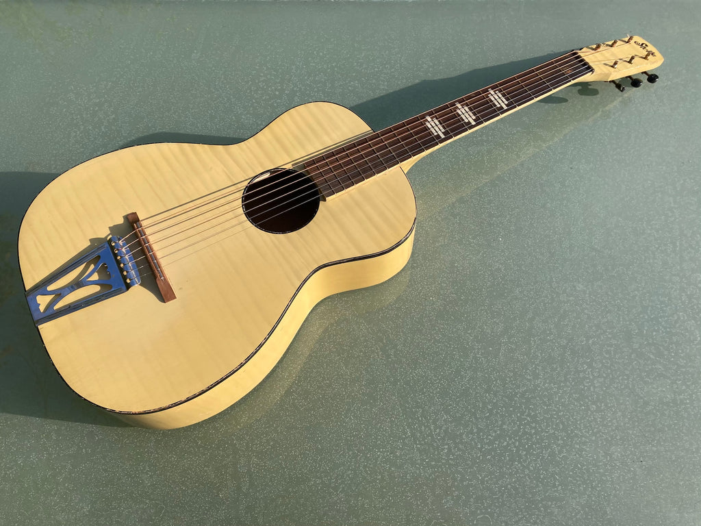 Harmony Stella 929 ivory vintage 6 string guitar