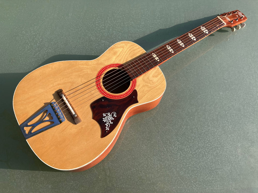 Harmony Stella 929 blonde vintage 6 string guitar