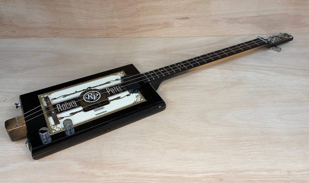 Rocky Patel White 3 string cigar box guitar