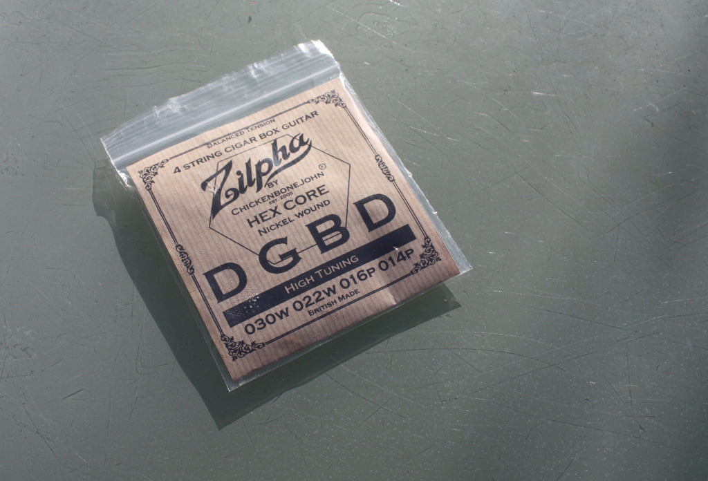 Zilpha Strings - 4 String Balanced Tension "HIGH" DGBD tuning (Nickel)