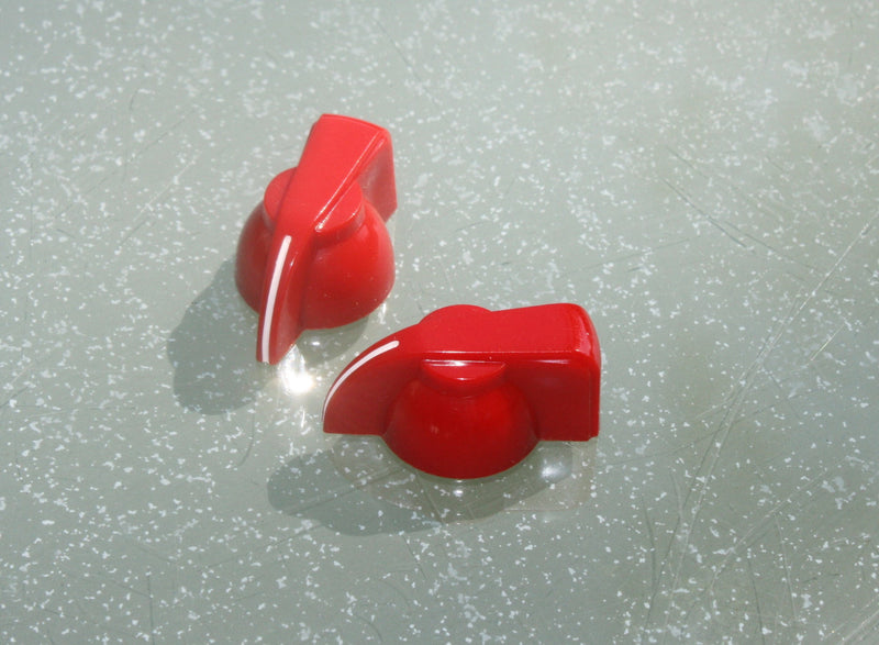Chickenhead control knobs - Red (pair)