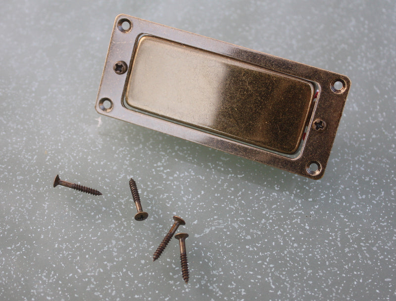 Mini Humbucker Pickup ANTIQUE BRONZE with mounting ring (Pre-wired available)