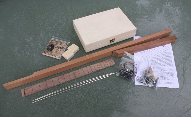 3 String Guitar Kit. Plain Box and repro cigar box
