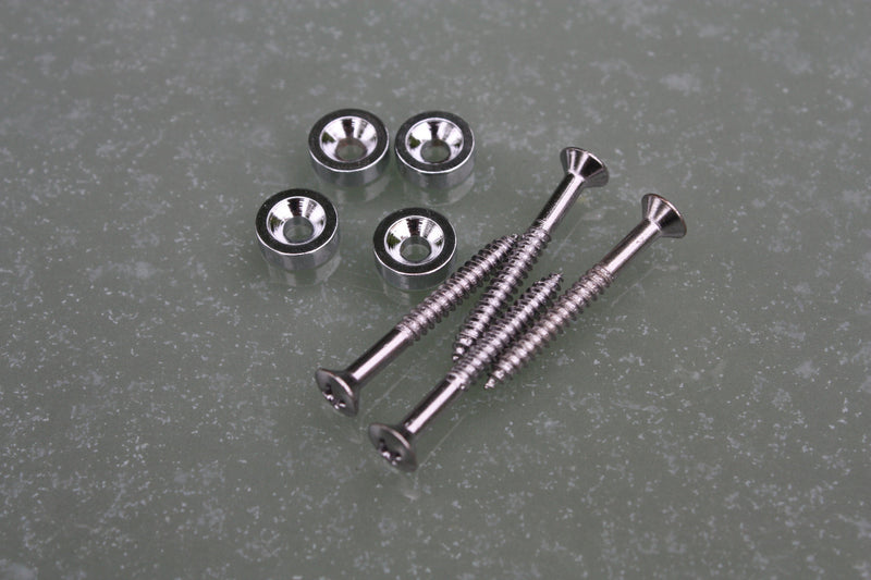 Neck fixing ferrules and screws (4 pack) ideal for the finishing touch.