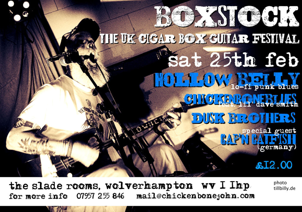 Boxstock 2017, the return of the UK Cigar Box Guitar Festival