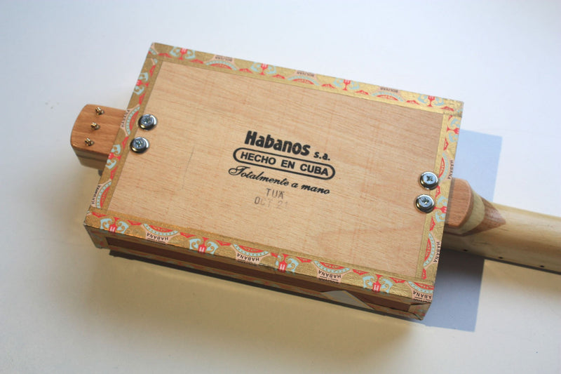 Bolivar Fretless -Compact - 3 String Cigar Box Guitar