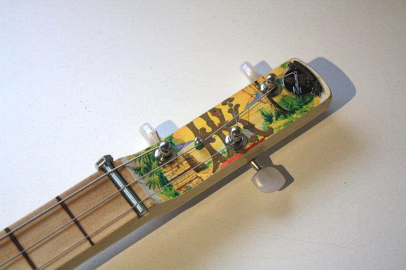 Bolivar Fretless -Compact - 3 String Cigar Box Guitar
