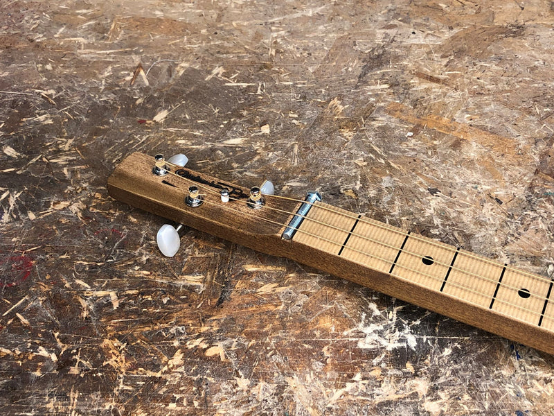 Bolivar Fretless - Lefty - 3 String Cigar Box Guitar