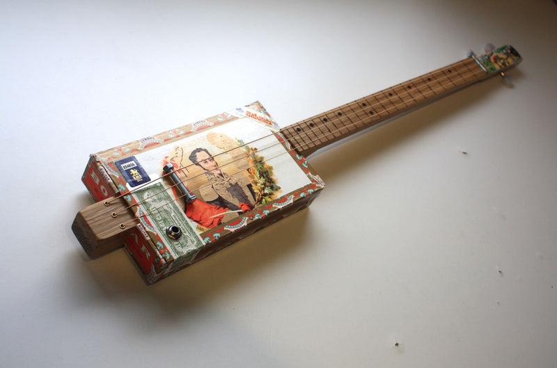 Bolivar Fretless - 3 String Cigar Box Guitar