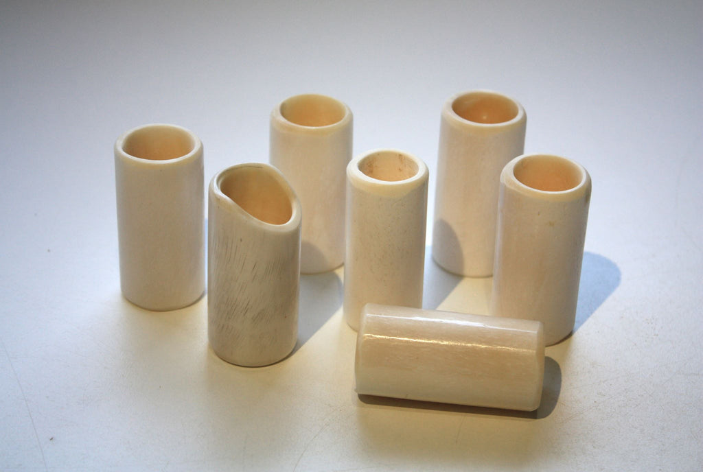 Real bone guitar slide