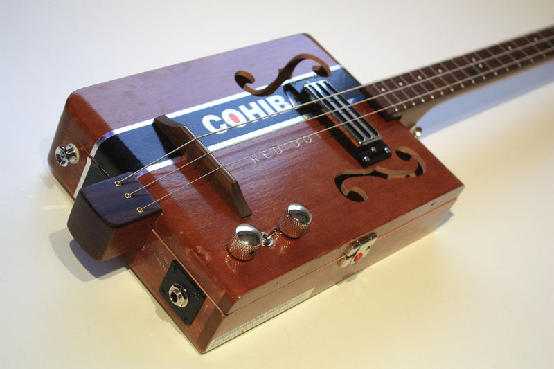 Cohiba - Humbucker - 3 String Cigar Box Guitar