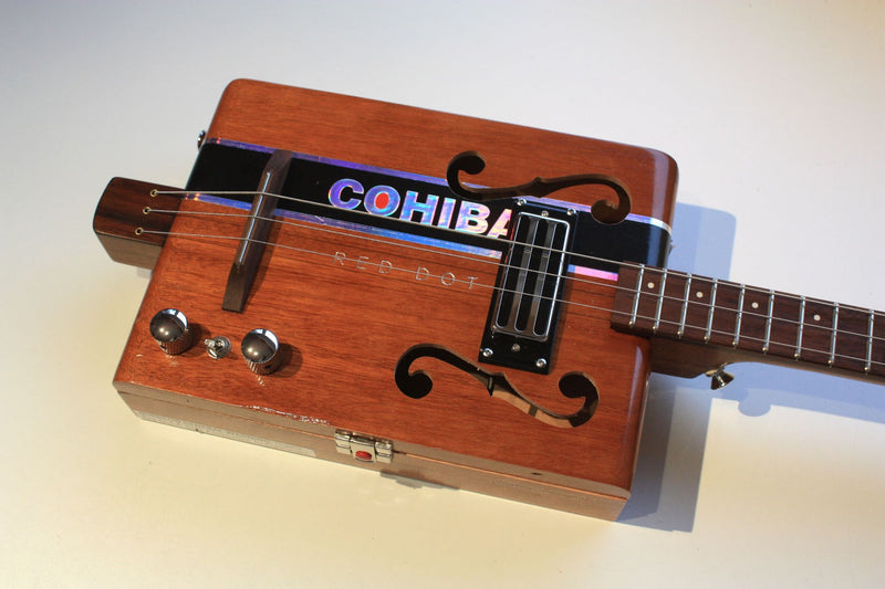 Cohiba - Humbucker - 3 String Cigar Box Guitar
