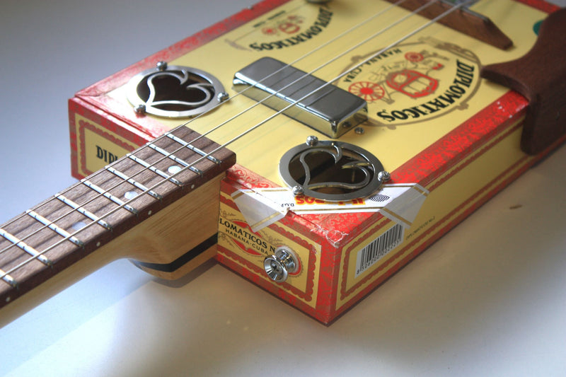 Diplomaticos Humbucker - 3 String Cigar Box Guitar
