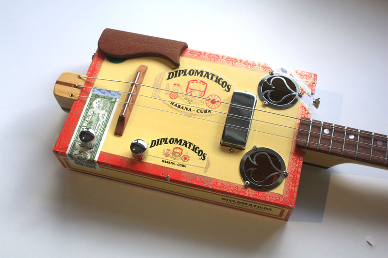 Diplomaticos Humbucker - 3 String Cigar Box Guitar