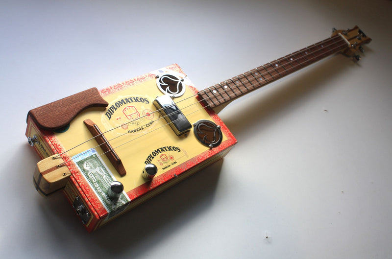 Diplomaticos Humbucker - 3 String Cigar Box Guitar