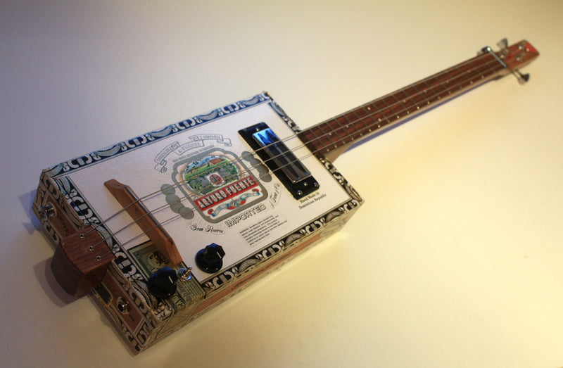 Arturo Fuente - Humbucker Pickup - 3 String Cigar Box Guitar