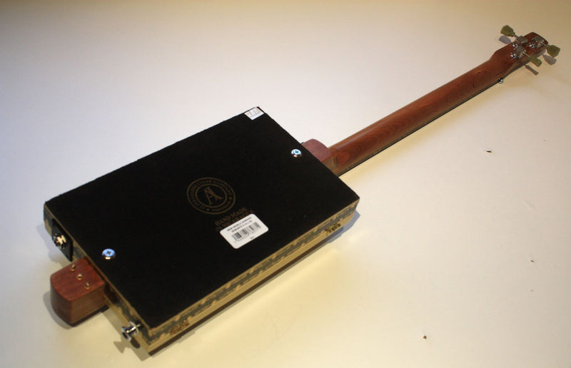 New World - Compact, Fretless - 3 string cigar box guitar