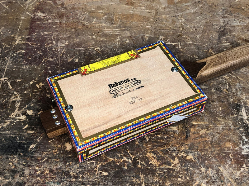 Partagas Fretless - 3 String Cigar Box Guitar