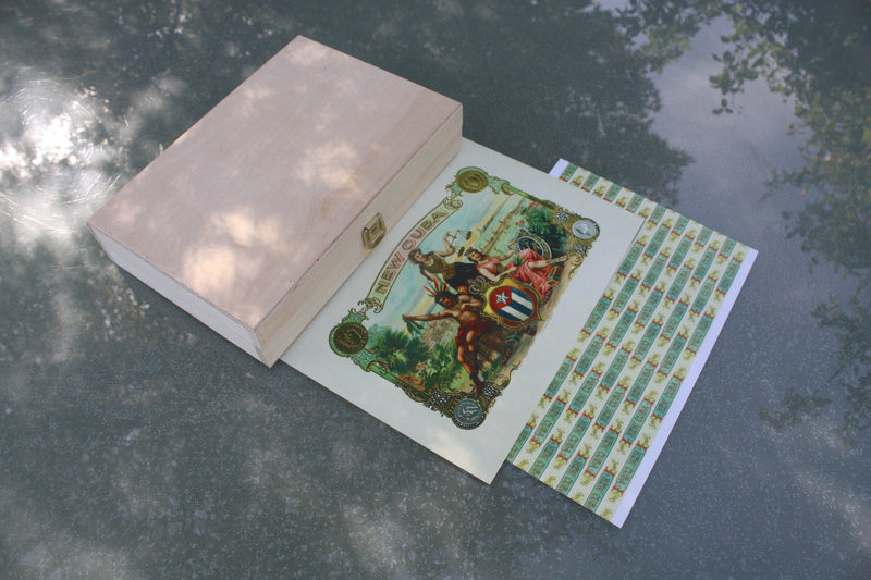 Repro vintage cigar box - BACK IN STOCK!!!