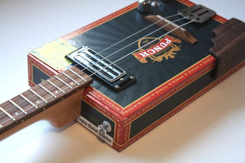 Punch - Humbucker- 3 String Cigar Box Guitar