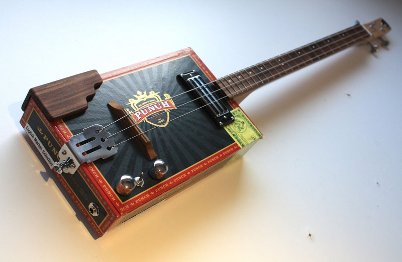 Punch - Humbucker- 3 String Cigar Box Guitar