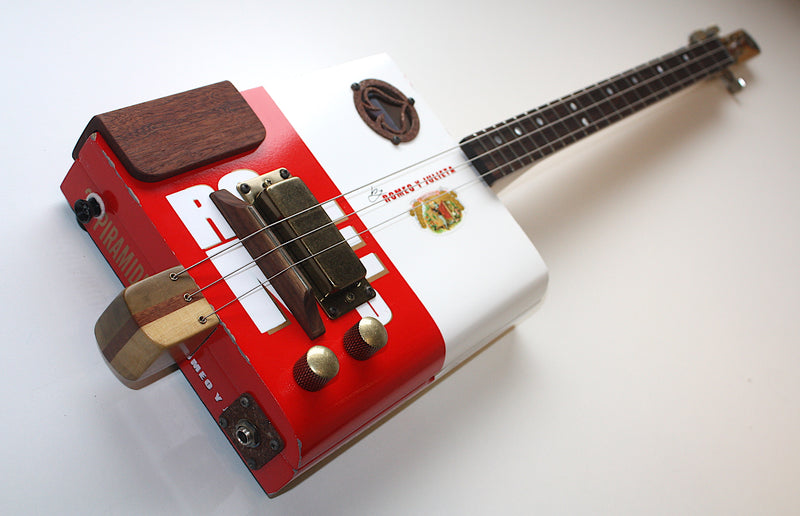 thumbnail image 2 of KEYREN Guitar Pickups Humbucker Set, Prewired 3 String Humbucker Pickup Input Jack For Cigar Box Guitar(Black 2 of 12
