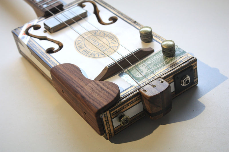Sancho Panza - Humbucker - 3 String Cigar Box Guitar