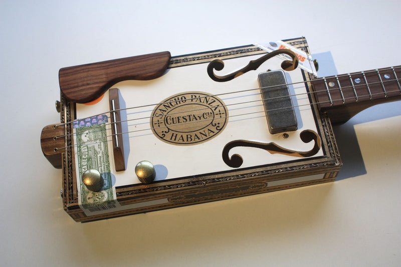 Sancho Panza - Humbucker - 3 String Cigar Box Guitar