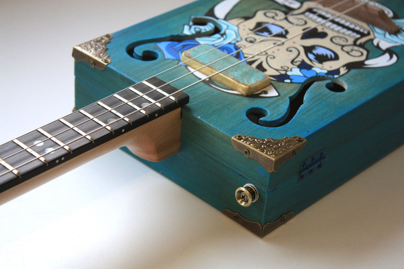 Skulls 'n ' Roses - Blue - 3 String CBG