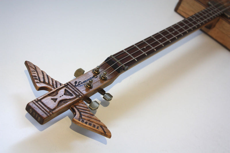 Plague Doctor "Tempus Fugit"  - Twin Humbucker - 3 string cigar box guitar