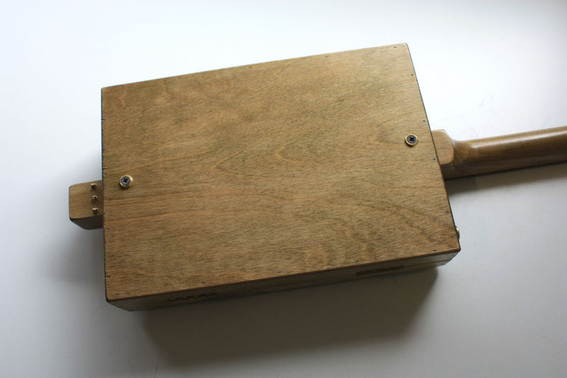 Plague Doctor "Tempus Fugit" - Twin Humbucker - 3 string cigar box guitar