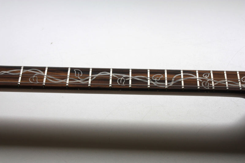 Workshop Series - Custom "Vine Leaf" Russet - 3 String Cigar Box Guitar