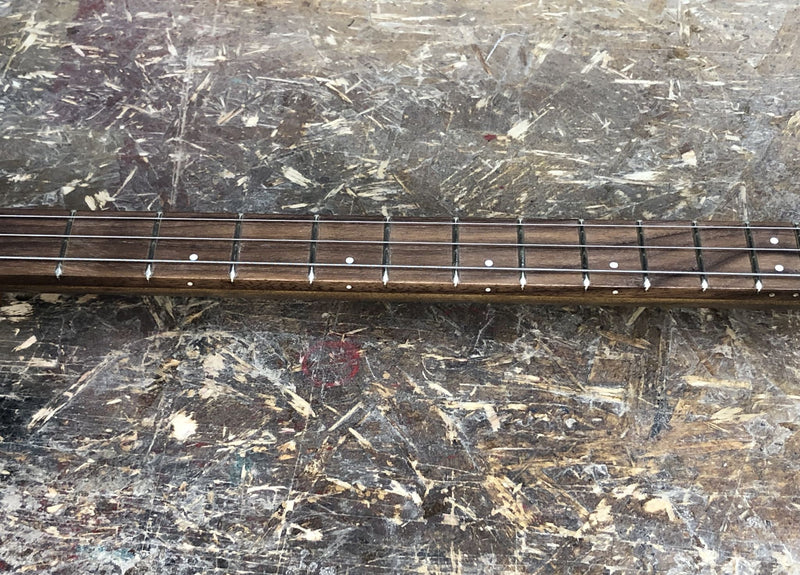 Workshop Series - Custom "Sympathy for the Devil" Green crackle - 3 String Cigar Box Guitar