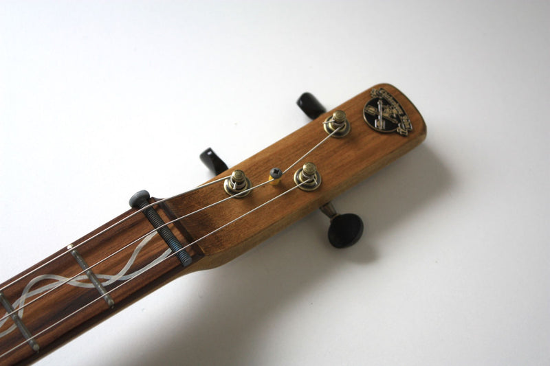 Workshop Series - Custom "Barbed Wire" Dark oak - 3 String Cigar Box Guitar