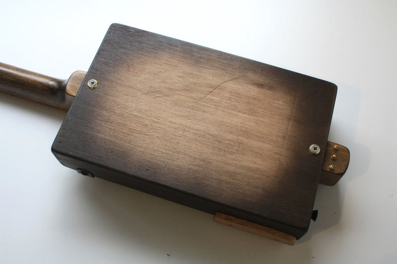 Workshop Series - Dark Oak - 3 String Cigar Box Guitar LEFTY
