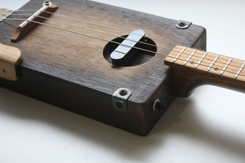 Workshop Series - Dark Oak - 3 String Cigar Box Guitar LEFTY