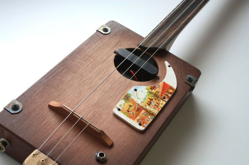 Workshop Series - Fretless - Russet - 3 String Cigar Box Guitar